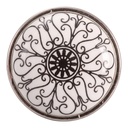Poignée de porte Noir Blanc Ø 3x2 cm / S3 cm