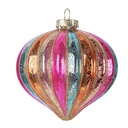 Weihnachtskugel Mehrfarbig Ø 10x10 cm
