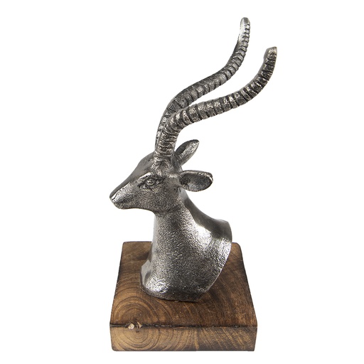 Decoratie beeld hert 10x8x18 cm
