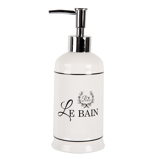 Distributeur de savon Blanc Ø 9x20 cm / 350 ml
