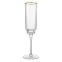 Champagne Glass Transparent Ø 5x25 cm / 150 ml