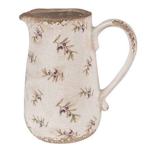 Dekorativer Krug Beige 16x12x18 cm