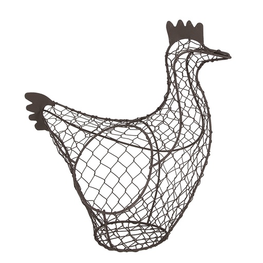 Basket Chicken Brown 37x16x32 cm