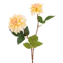 Branche de décoration avec fleurs Jaune Vert 60 cm