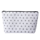 Kulturtasche Damen Weiß, Schwarz 26x6x16 cm