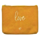 Toiletry Bag Women Yellow 13x1x10 cm