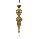 Pendentif de décoration Noël Couleur or Ø 10x53 cm