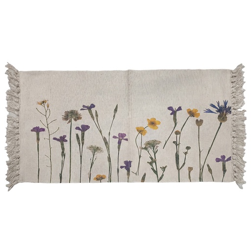 Floor mat Beige Green 60x90 cm