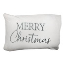 Housse de coussin Blanc Vert 35x50 cm
