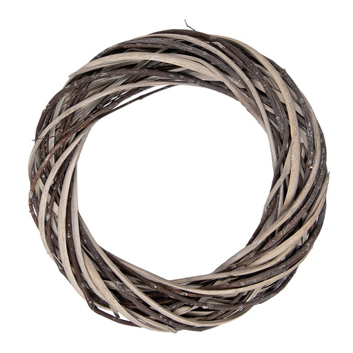 Decoration Kranz Braun Beige Ø 30x6 cm