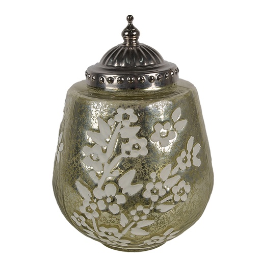 Decoration with LED Green Ø 13x19 cm / 2xAAA