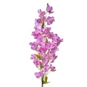 Deko Ast mit Blumen Violett Grün 15x8x100 cm