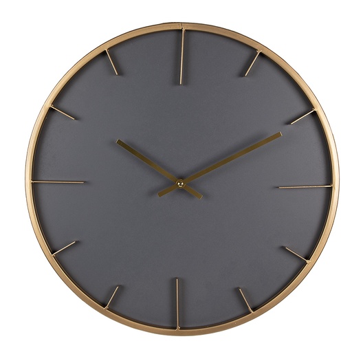 Horloge murale Gris Ø 45x4 cm / 1xAA