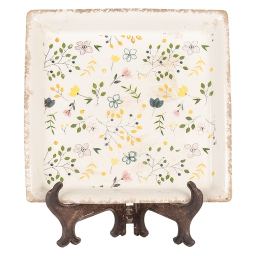 Decorative Plate 22x22x3 cm