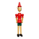 Decorativa Pinocchio Rosso Beige 35 cm