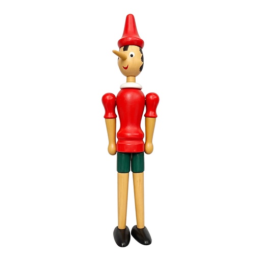 Decorativa Pinocchio Rosso Beige 35 cm