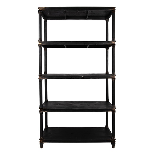 Cabinet Black 110x40x210 cm