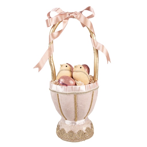 Cestino decorativo Rosa Ø 20x47 cm