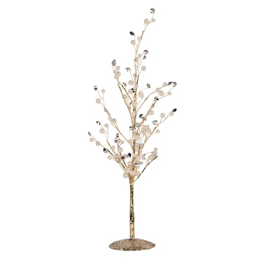 Albero di decorazione Color oro Bianco 9x9x46 cm