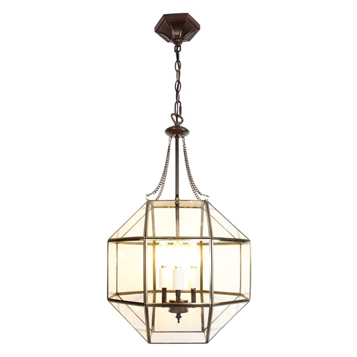 Lumilamp Hanglamp 35x35x180 cm Transparant Metaal