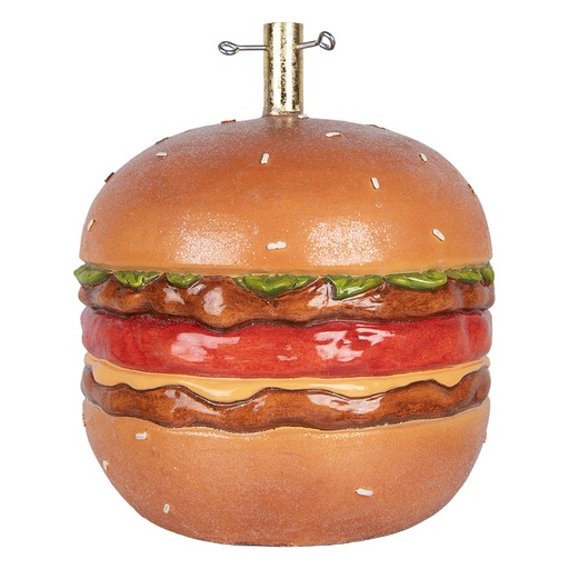Décoration Hamburger Marron Rouge Ø 41 x 47 cm