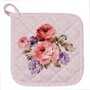 Topflappen Rosa, Flieder 20x20 cm