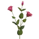 Deko Ast mit Blumen Rosa Grün 72 cm