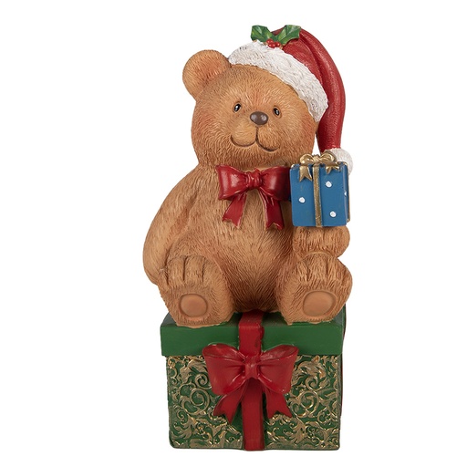 Statua Decorativa Birra Marrone Verde 14x14x25 cm