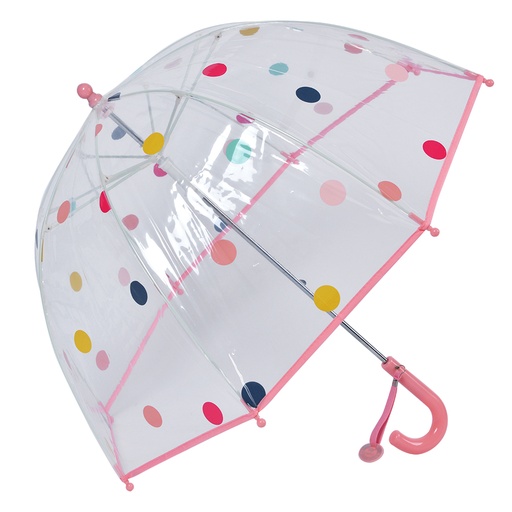 Juleeze Kinderparaplu Ø 65x65 cm Roze Kunststof Stippen