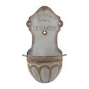 Fontana da parete decorativa Grigio 30x15x50 cm