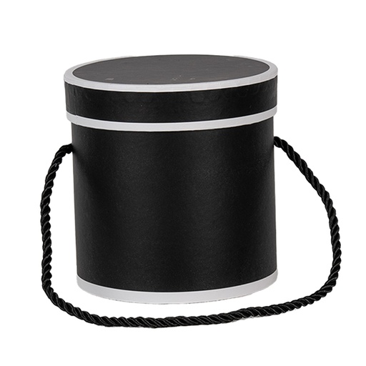 Pacco Regalo Nero Ø 12x12 cm
