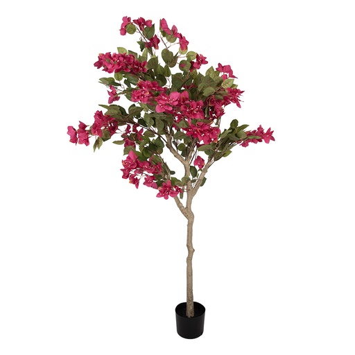 Clayre & Eef Kunstboom Bougainvillea 55x55x130 cm Roze Kunststof
