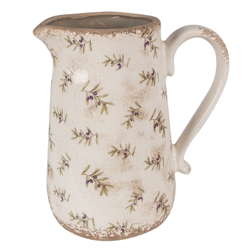 Dekorativer Krug Beige 21x15x23 cm
