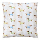 Cushion Filled Beige Pink 45x45x4 cm