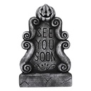 Decorazione Lapide di Halloween Grigio 27x4x43 cm