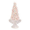 Décoration gâteau Beige Rose 21x16x44 cm