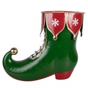 Décoration Botte Vert Rouge 39x16x31 cm