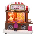 Clayre & Eef Kerstdecoratie met LED-verlichting en muziek Bruin Kunststof