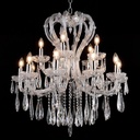 Lustre 15 lumières Transparent Ø 60x100 cm E14/max 15x40W