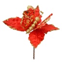 Weihnachtsdeko Schmetterling Rot Goldfarbig 20x4x25 cm