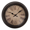 Horloge murale Marron Ø 29x5 cm / 1xAA