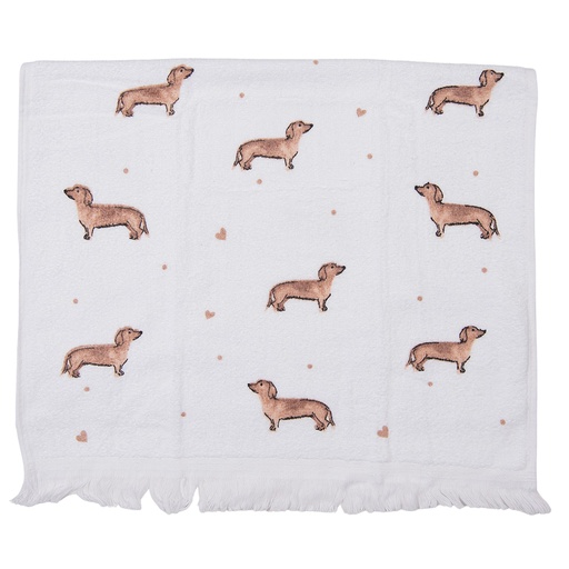 Guest Towel Beige, Brown 40x66 cm